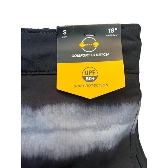 Speedo Mens Small Board Shorts Swimwear Swim Trunks Bottoms Gray NWT UPF 50+ - Picture 3 of 6